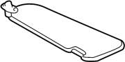 Image of Sun Visor (Left) image for your 2003 TOYOTA RAV 4 EV
