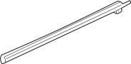 Image of Door Window Belt Weatherstrip (Front) image for your 2005 Toyota Celica  GTS Hatchback 