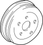 Image of Brake Drum image for your 2008 TOYOTA AVALON