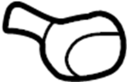 Image of Bumper. Bolt. Cover. (Upper). A threaded rod which is. image