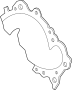 View Engine Water Pump Gasket Full-Sized Product Image