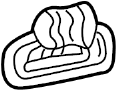 Image of Exterior Door Handle (Front) image for your 1987 TOYOTA