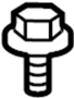Image of Bolt. Housing. Headlight. Lens. (Upper). Bolt that secures the. image for your 2015 Toyota Sienna 3.5L V6 A/T FWD LE Mini Passenger Van 