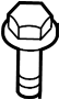 View Screw. Bolt. Cover. Bumper. (Upper, Lower) Full-Sized Product Image