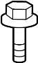 Image of Screw. Bolt. (Lower). Fog Light Screw. Grille. image for your 2022 TOYOTA SIENNA