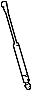 Image of Hood Lift Support image for your 2009 Toyota Tacoma 2.7L A/T RWD Base Standard Cab Pickup Fleetside 