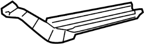 Image of Rail. Plate. REINFORCED. Reinforcement. (Front, Rear, Lower). Frame Side Member. image for your 2008 Toyota Avalon   