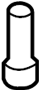 View Drain plug tube. TRANSMISSION pan tube. TUBE, TRANSMISSION OIL.  Full-Sized Product Image