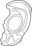 Image of Brake Dust Shield image for your 2011 Toyota Camry   