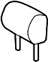 Image of Headrest (Rear) image for your 2005 TOYOTA CAMRY