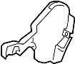 Image of Cover. (Front, Lower). A decor piece for a seat. image for your 2024 Toyota Camry  Hybrid SE Sedan 