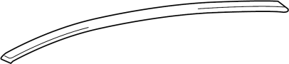 Image of Roof Drip Molding image for your 2022 Toyota 4Runner  Limited Sport Utility 