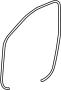 Image of Trim. Opening. Door. (Front, Lower). Door Opening Trim. Two. image for your 2021 Toyota Camry 2.5L A/T FWD LE SEDAN 