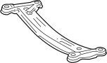 View Suspension Subframe Crossmember (Rear) Full-Sized Product Image