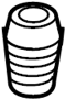 View Bumper. Damper. Spring. (Rear) Full-Sized Product Image