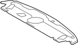 Image of Package Tray Trim (Rear, Upper) image for your 2008 Toyota Camry 3.5L V6 A/T LE SEDAN 