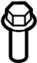 View Engine Air Intake Resonator Bolt (Lower) Full-Sized Product Image 1 of 2