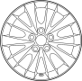 Image of Wheel image for your 2018 Toyota Avalon   