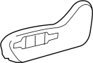Image of Cover. Panel. (Front, Lower). A decor piece for a seat. image for your 2008 TOYOTA AVALON XL 3500CC 24-VALVE DOHC EFI, AUTOMATIC  5-SPEED