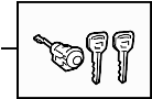 View Door Lock Cylinder Full-Sized Product Image 1 of 2