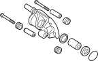 View Disc Brake Caliper (Rear) Full-Sized Product Image