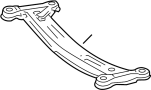 View Suspension Subframe Crossmember (Rear) Full-Sized Product Image