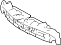Image of Bumper Impact Absorber (Front, Upper) image for your 2020 Toyota Prius AWD-e   