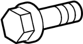 Image of Bolt. A threaded rod with a. image for your 2016 Toyota Tundra 4.6L V8 A/T RWD SR5 Crew Cab Pickup Fleetside 