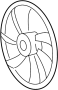 Image of Engine Cooling Fan Blade image for your 2005 Toyota Sequoia   