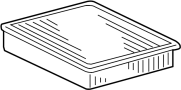 View ENGINE AIR FILTER Full-Sized Product Image