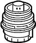 View FILTER. Oil. Housing. Engine. Cover.  Full-Sized Product Image