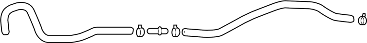 Image of Vacuum Hose image for your 2024 TOYOTA GRAND HIGHLANDER Hybrid Limited 2.5L FULL HYBRID EV-GAS (FHEV) AWD