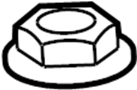 Image of Nut. Strut. Mount. Mounting nut for. image for your 2007 Toyota Camry 3.5L V6 A/T SE SEDAN 