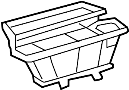 View Instrument Panel Air Duct (Rear, Upper) Full-Sized Product Image