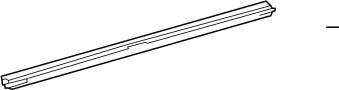 Image of Door Window Belt Weatherstrip (Rear) image for your 2018 Toyota Prius   