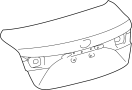 Image of Deck Lid image for your 2016 Toyota Prius c   
