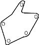 View Fender Apron Seal (Front, Upper) Full-Sized Product Image 1 of 2