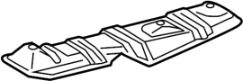 View Heat shield. Insulator, Floor. (Front) Full-Sized Product Image 1 of 6