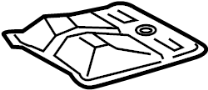 View Heat shield. INSULATOR, MAIN MUFF. Muffler shield.  Full-Sized Product Image 1 of 5