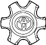 Image of CENTER CAP. COVER SUB - ASSEMBLY, WHEE. ORNAMENT, HUB. image for your 2020 TOYOTA TACOMA SR Extended Cab Pickup Fleetside 2.7L 4WD