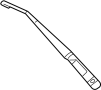 View Windshield Wiper Arm (Left, Front) Full-Sized Product Image 1 of 2