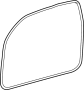Image of Surround Weatherstrip. Weatherstrip, Door. (Front) image for your 2019 Toyota Tacoma   