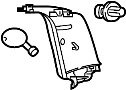 Image of Board, Quarter Trim. Trim panel. (Upper) image for your TOYOTA