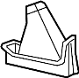 Image of COVER SUB - ASSEMBLY, PARK. COVER, HOLE. Lever boot.  Included with: Upper. image for your 2021 TOYOTA TACOMA