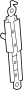 Image of Adjuster Assembly, SH. Adjuster, Anchor. (Front) image for your 2016 Toyota Prius v   
