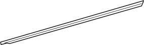 Image of Door Belt Molding (Front) image for your 2020 Toyota C-HR   