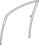 Image of Window Channel (Front, Rear, Lower) image for your 2023 Toyota Tacoma 3.5L V6 A/T 4WD TRD Off-Road Extended Cab Pickup Fleetside 