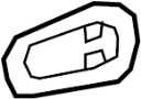 View Exterior Door Handle Pad (Front) Full-Sized Product Image