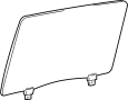 Image of Door Glass. Glass SUB - Assembly, D. (Rear) image for your 2017 Toyota Highlander  Hybrid XLE Sport Utility 