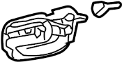 View Interior Door Handle (Front) Full-Sized Product Image